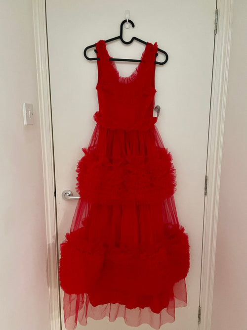 <b>DREAM</b> Frida Tulle Ruffle Midi Dress South Bay Evans General Store