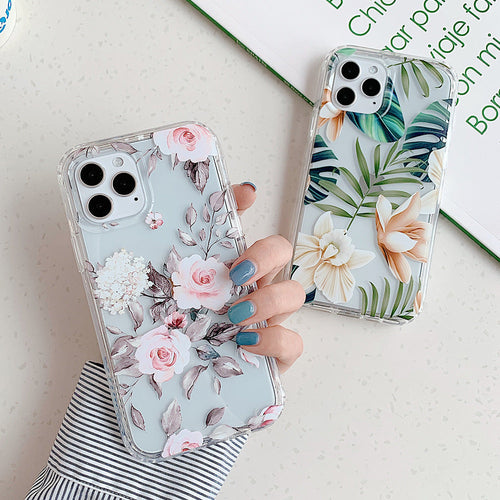 Banana Leaf Watercolor Flowers Are Suitable For Protecting Mobile Phone Cases CJDropshipping