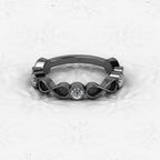 925 Solid Sterling Silver 3-4mm Round Semi Mount Blank Setting Bubble Ring for Breastmilk & Keepsake Resin Ceramic Jewelry FANGQUN Official Store