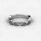 925 Solid Sterling Silver 3-4mm Round Semi Mount Blank Setting Bubble Ring for Breastmilk & Keepsake Resin Ceramic Jewelry FANGQUN Official Store
