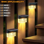 4 Pack Outdoor Deck Lights Solar Color Changing Path Garden Patio Pink Iolaus