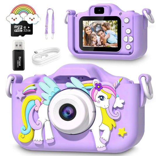 Kids Unicorn HD Selfie Camera Stone's Store