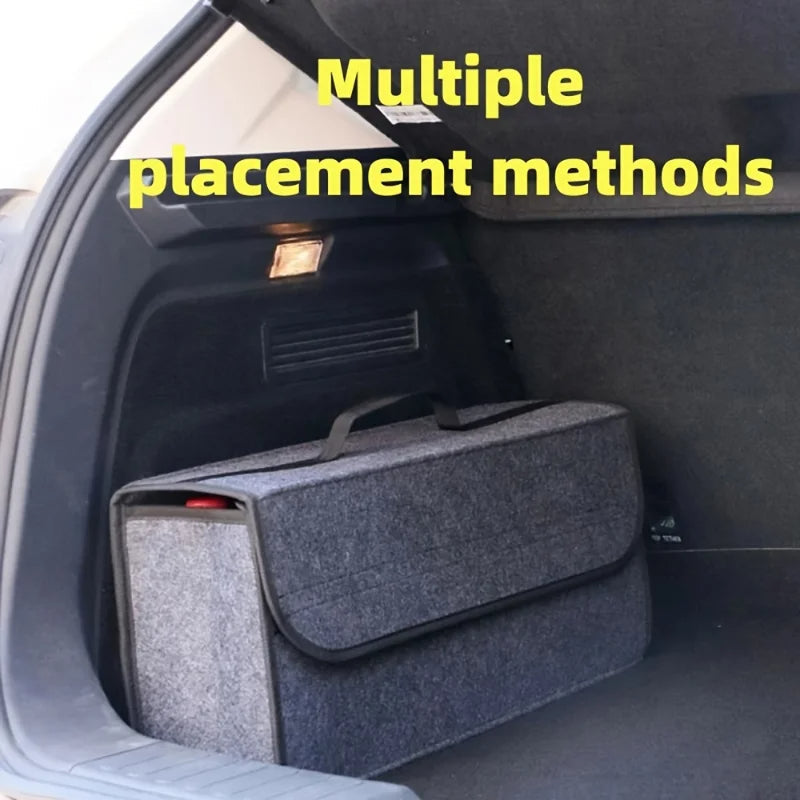 Car Storage Bag Organizer Trunk Anti Slip (Gray) MERRYHOME Merryhome Official Store