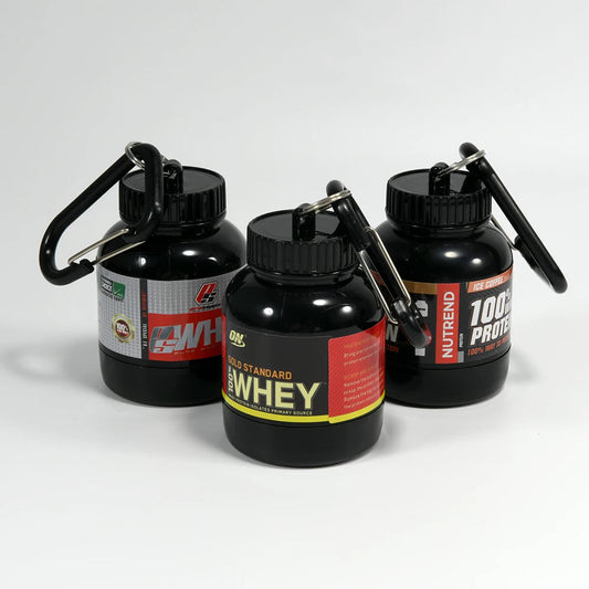 Mini Portable Protein Powder Key Chain