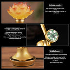 Colorful Lotus Plug-in Three Products Colored Glaze Led Pilot Lamp CJDropshipping