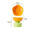 2023 Cute Pet Bowl Pet Items Creative Flower-shaped Bowl Cat Food Bowl