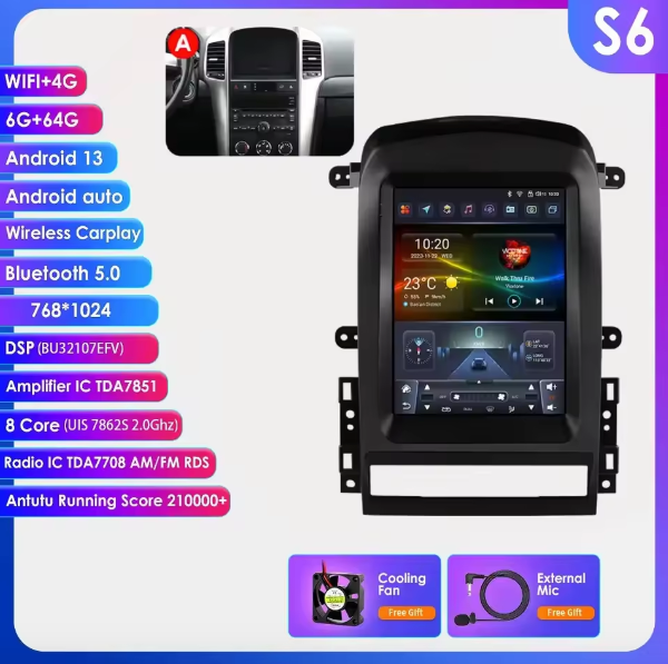 Chevrolet Captiva Sport 2006 - 2012 Multimedia Hizpo Auto Radio Global Store
