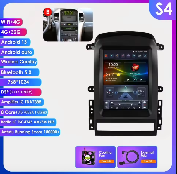 Chevrolet Captiva Sport 2006 - 2012 Multimedia Hizpo Auto Radio Global Store