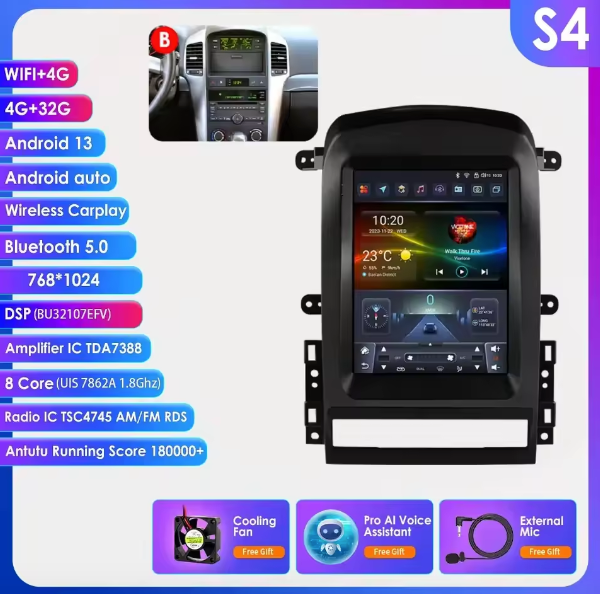 Chevrolet Captiva Sport 2006 - 2012 Multimedia Hizpo Auto Radio Global Store