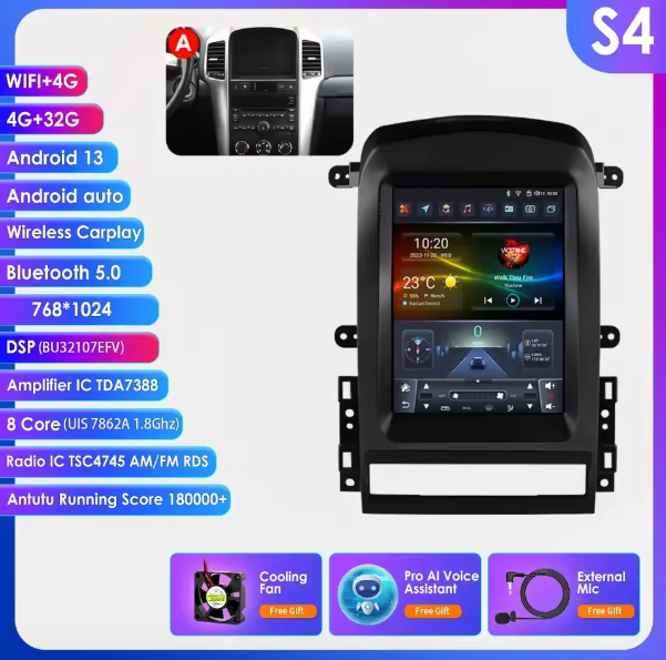 Chevrolet Captiva Sport 2006 - 2012 Multimedia Hizpo Auto Radio Global Store