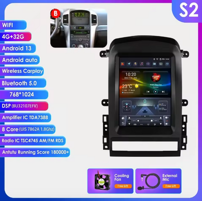 Chevrolet Captiva Sport 2006 - 2012 Multimedia Hizpo Auto Radio Global Store