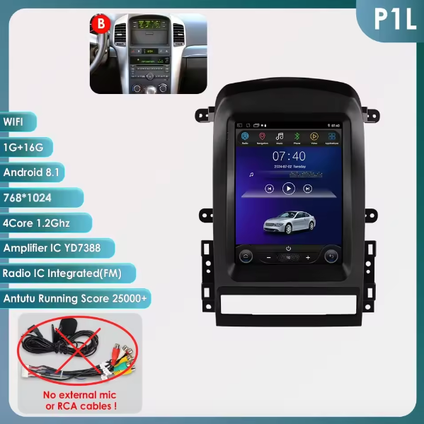 Chevrolet Captiva Sport 2006 - 2012 Multimedia Hizpo Auto Radio Global Store
