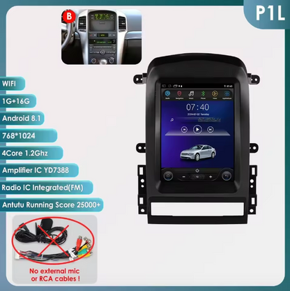 Chevrolet Captiva Sport 2006 - 2012 Multimedia Hizpo Auto Radio Global Store