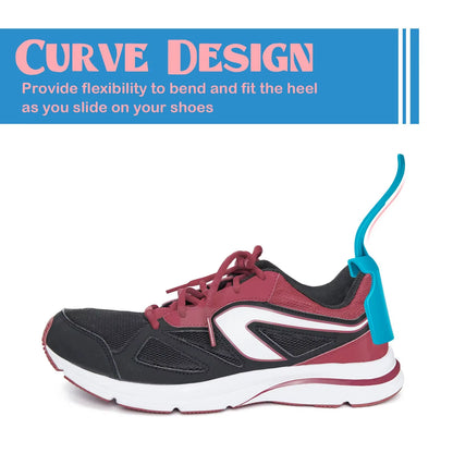 1Pcs Professional Shoe Horn Plastic Shoehorn Lazy Shoe Helper High Quality Anti-Slip Shoe Lifter for Elderly Shoe Accessorie