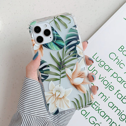 Banana Leaf Watercolor Flowers Are Suitable For Protecting Mobile Phone Cases CJDropshipping