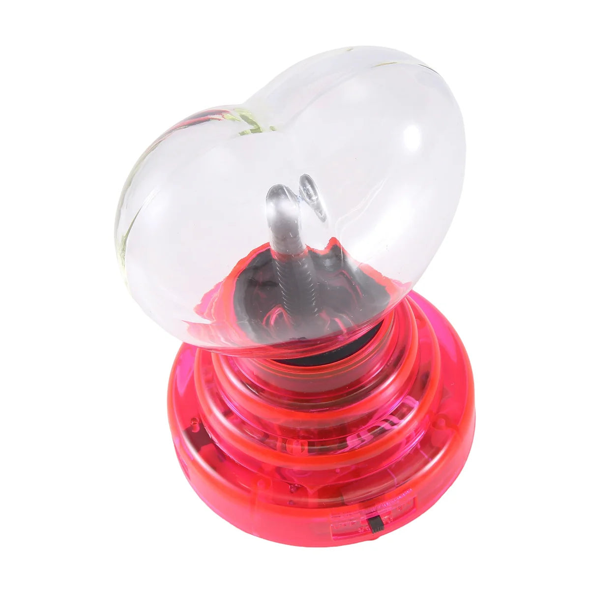 Hot Plasma Ball Heart Shaped Light 4In Touch Activated, Valentine Gift,Usb Cable or Battery Powered,Gifts for Kid and Adults