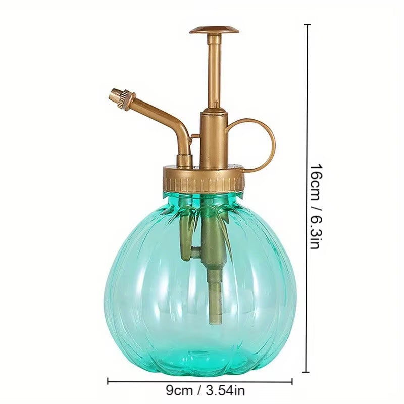 Creative Plastic Pumpkin Shape Succulent Flower Raising Vintage Colorful Sprinkler Pot Gardening Press Garden Sprayer Decor