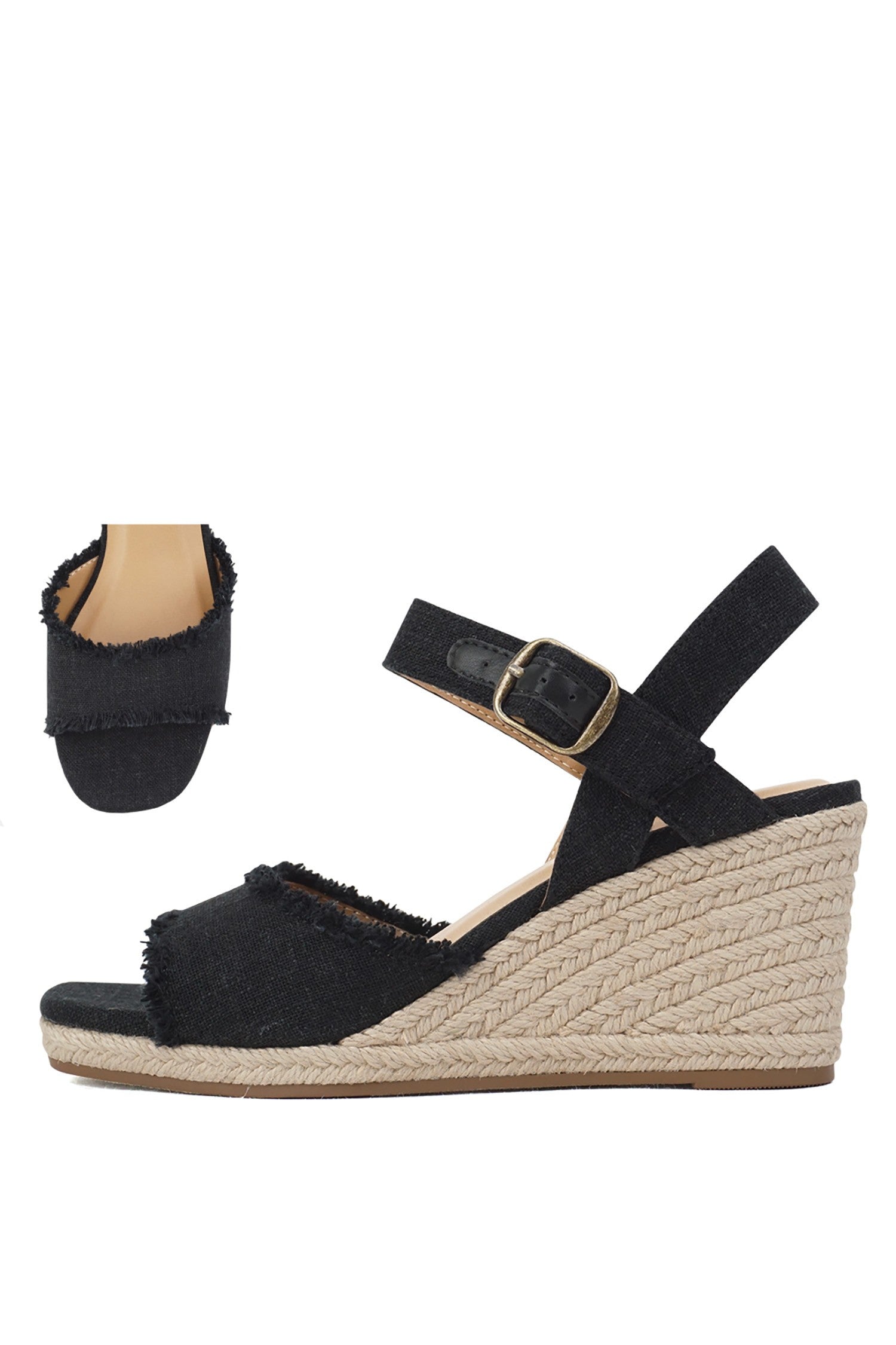 Mid Espadrille Open Toe Wedge South Bay Evans General Store