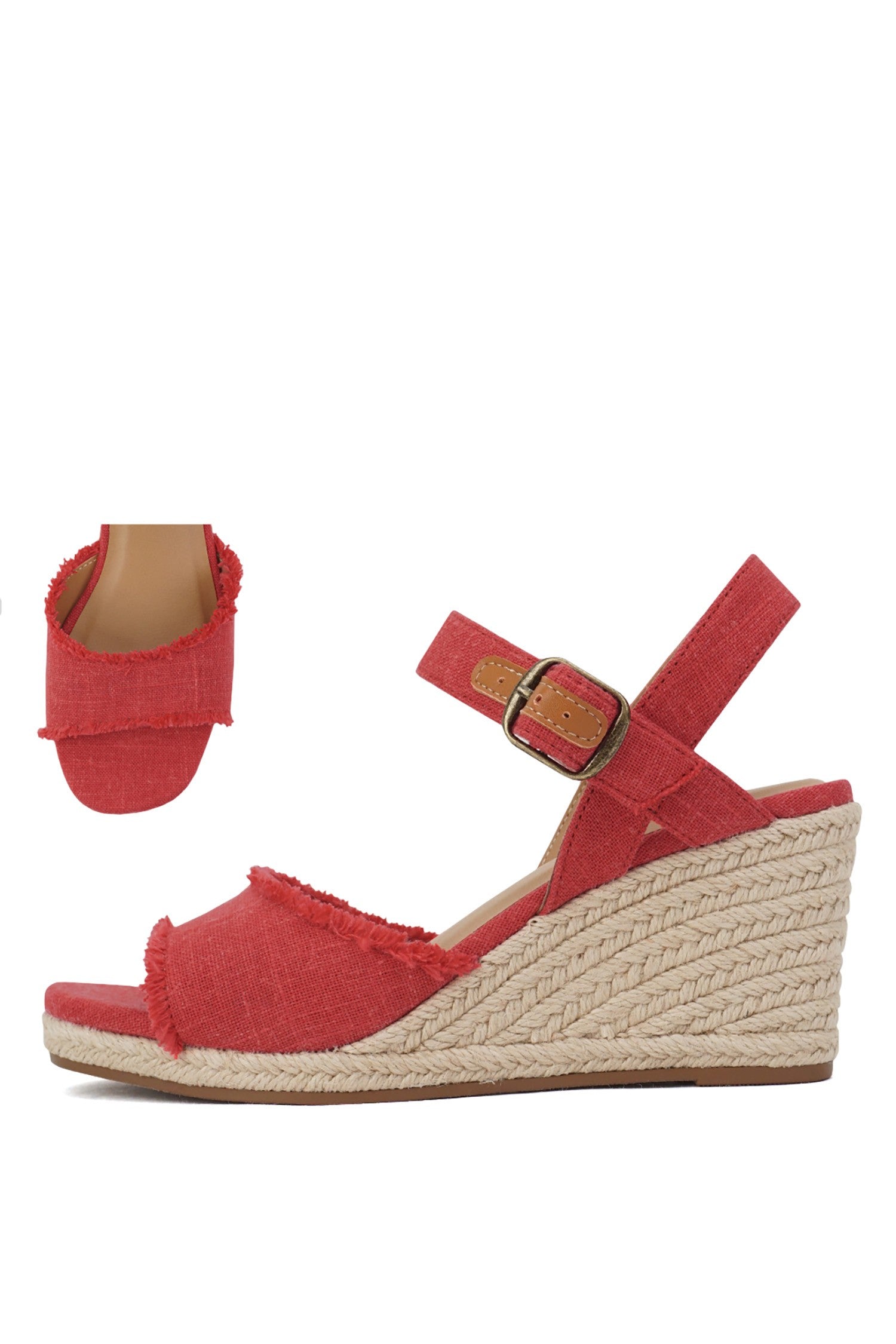 Mid Espadrille Open Toe Wedge South Bay Evans General Store