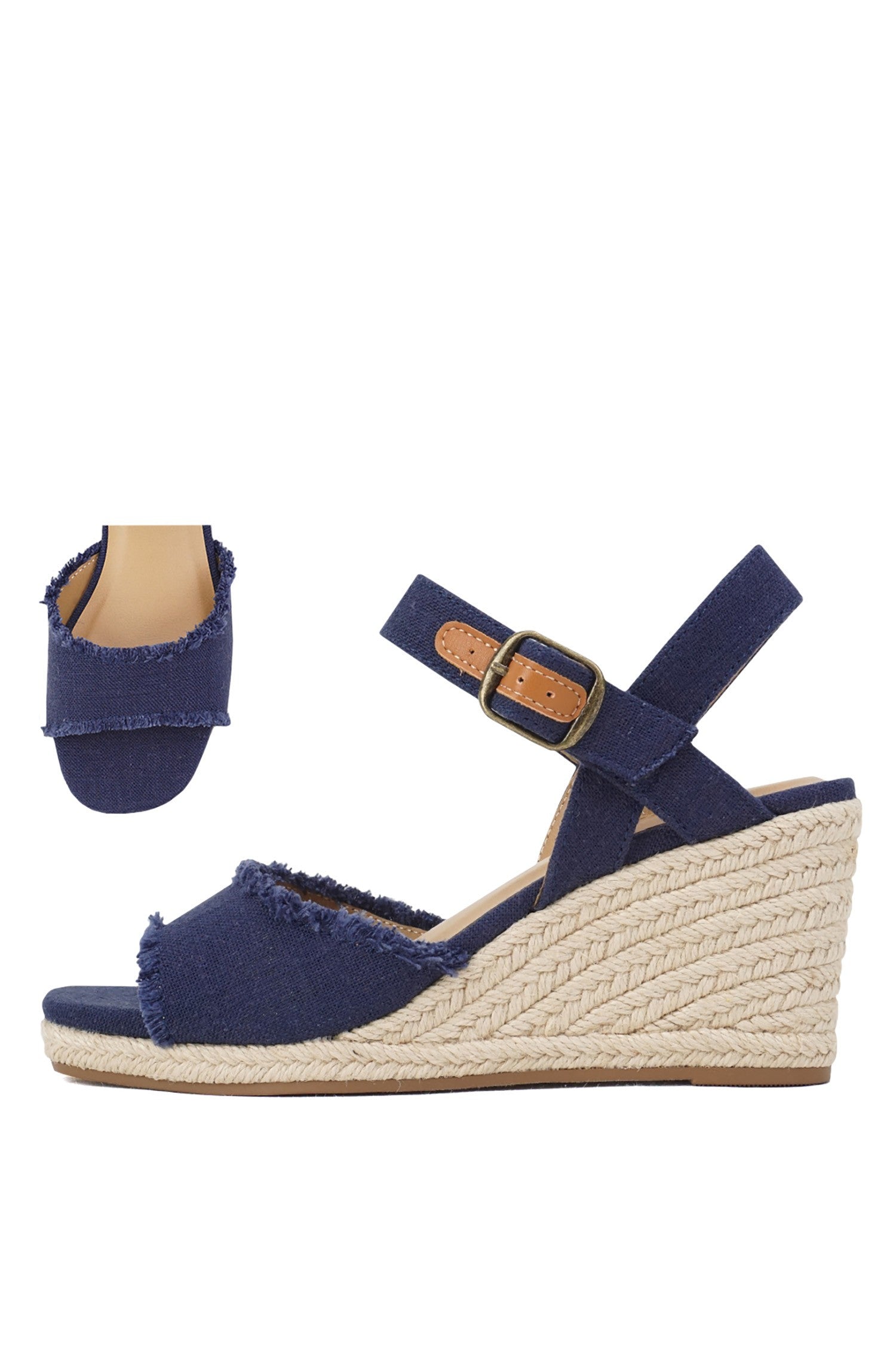 Mid Espadrille Open Toe Wedge South Bay Evans General Store