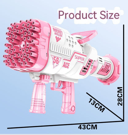 Bubble Machine 68-hole Large Size Children's Birthday Gifts CJDropshipping