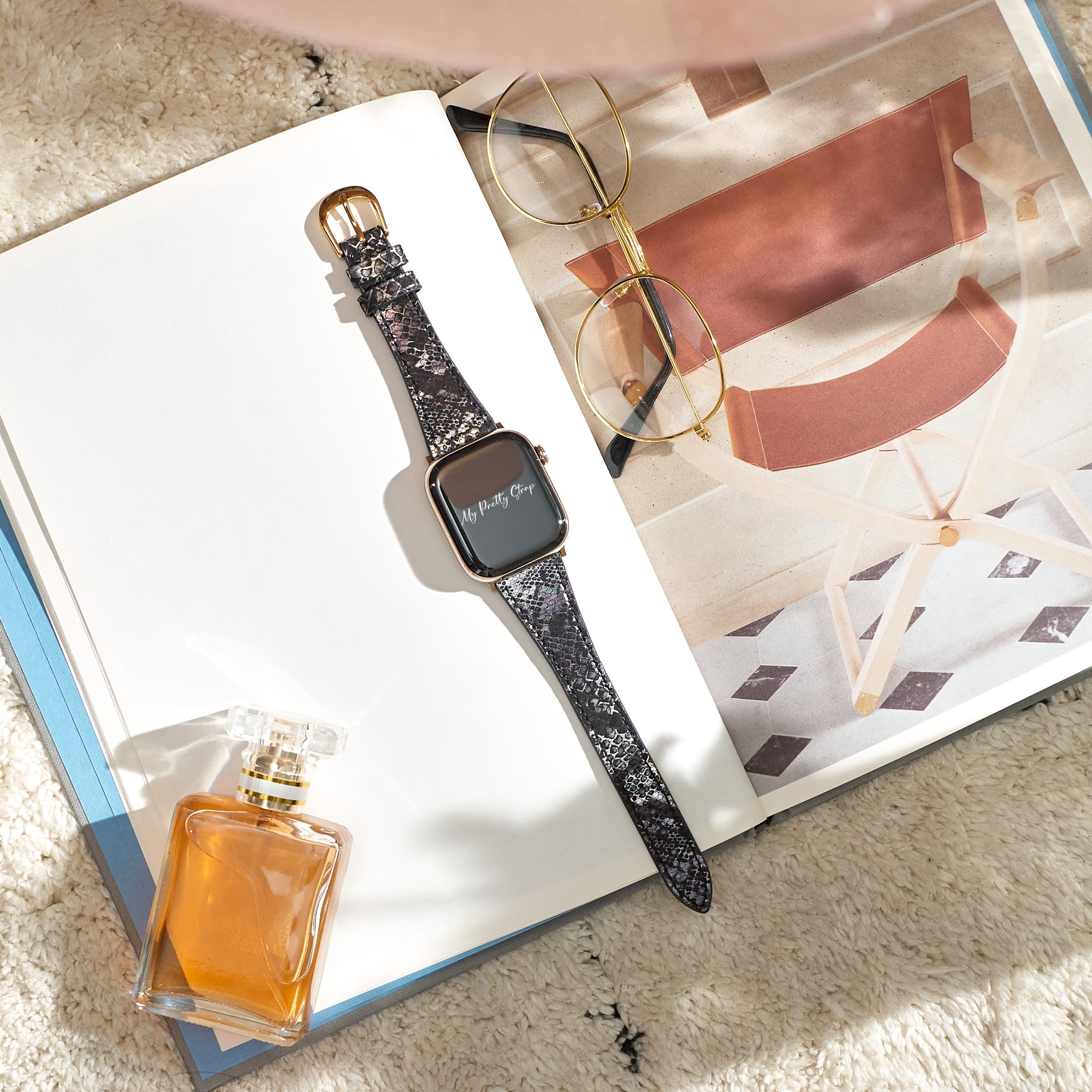 Serpentina Leather Apple Watch Strap South Bay Evans General Store