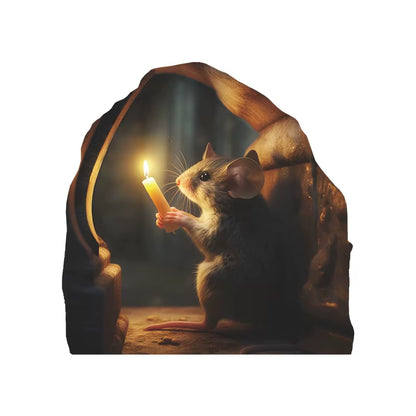 Cartoon Cute Little Mouse Hole Wall Stickers Kids Room Decoration PVC DIY Bedroom Mural Mous Reading Cooking Home Decor Declas