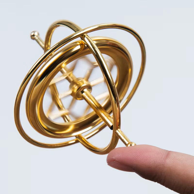 Self-Balancing Gyroscope Anti-Gravity Decompression Educational Toy Colorful Finger Gyroscope Birthday Christmas Gift for Kids
