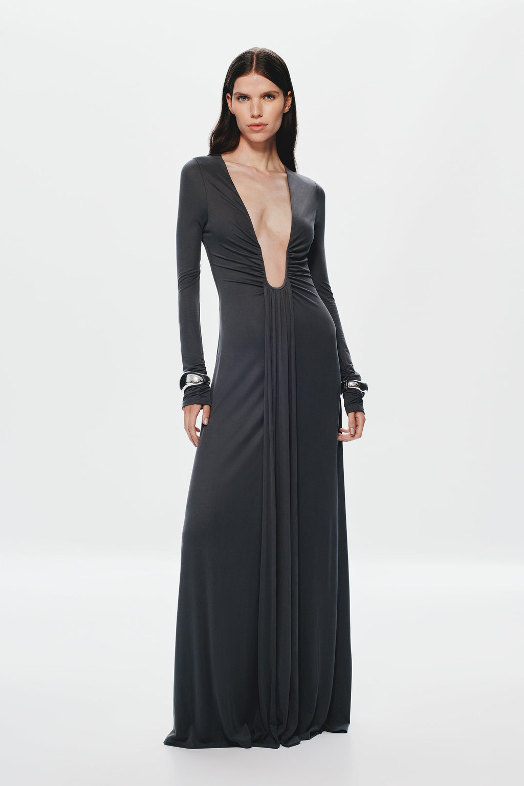THE 'JENNIFER' LONG SLEEVE CUPRO DRESS South Bay Evans General Store