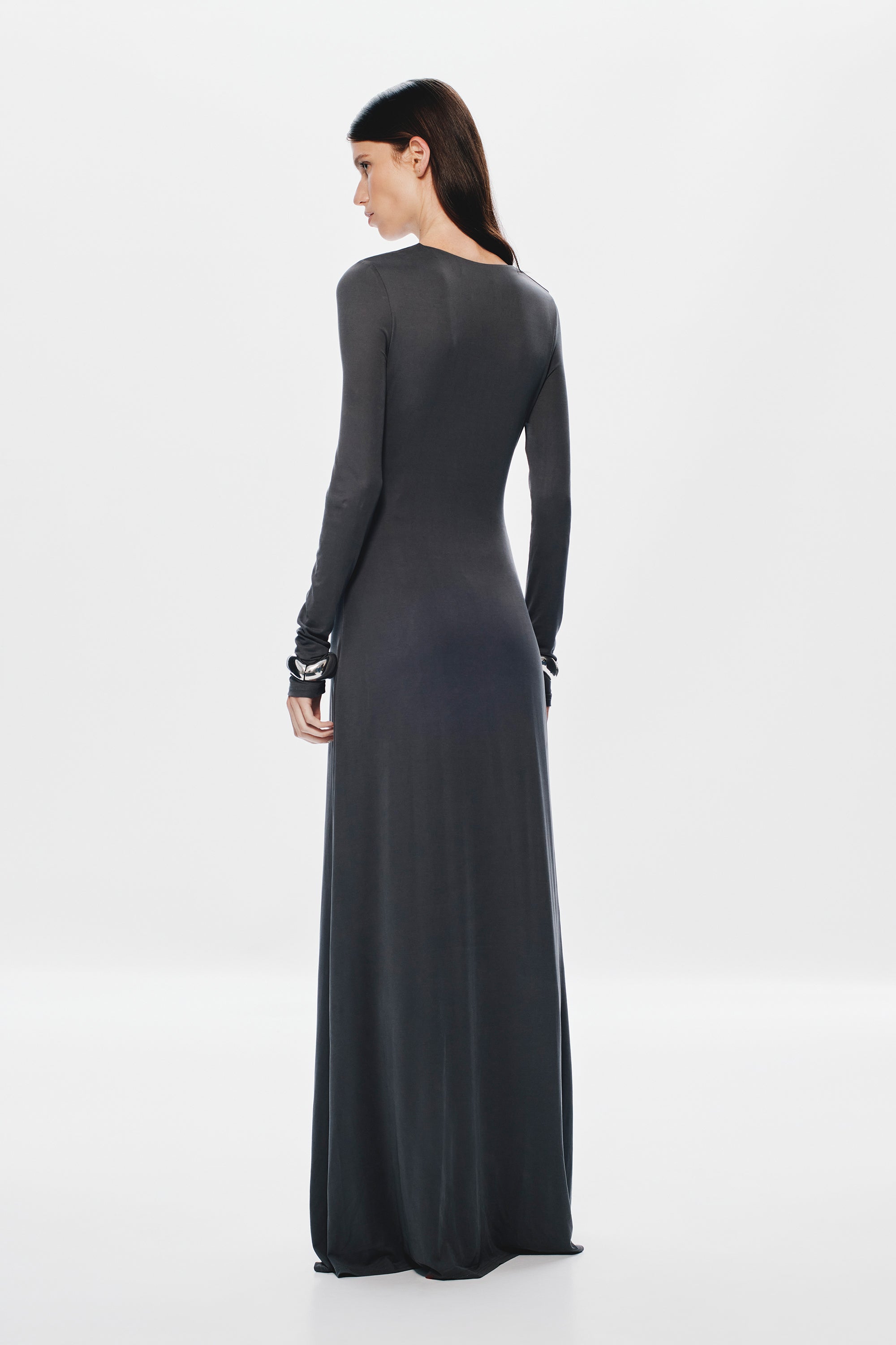 THE 'JENNIFER' LONG SLEEVE CUPRO DRESS South Bay Evans General Store