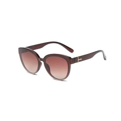 Brown Square Frame Brown Lens Polarized Sunglasses UV 400 Protection 棕色方形框棕色鏡片偏光太陽眼鏡 KCSG2255 LAURINNY Store