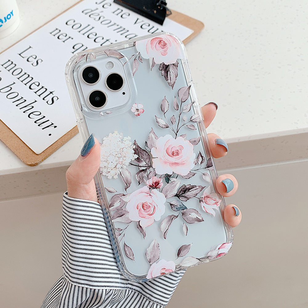 Banana Leaf Watercolor Flowers Are Suitable For Protecting Mobile Phone Cases CJDropshipping