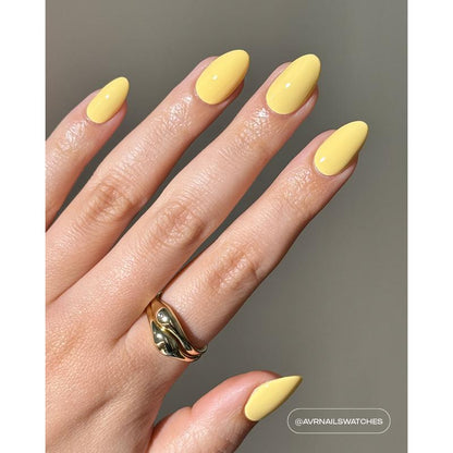 Banana Split - Pastel Banana Yellow Polish with a Creme Finish