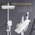 View details for Copper Button Constant Temperature Shower Set Digital Display Large Shower Set Gray Suit