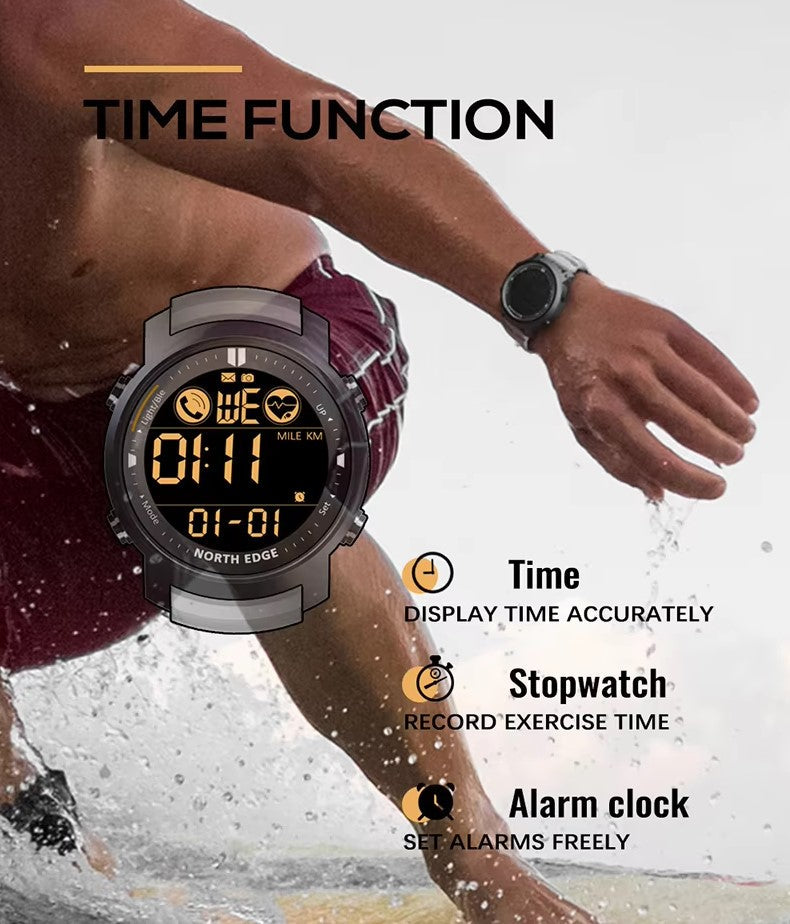 Rugged Military Smartwatch – Android & iOS Compatible