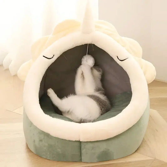 Adorable Dinosaur Pet House with Toy Yellow Pandora