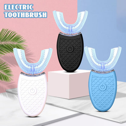 Silicone Electric Toothbrush 360° for Aldult Smart Automatic Whitening Pink Iolaus