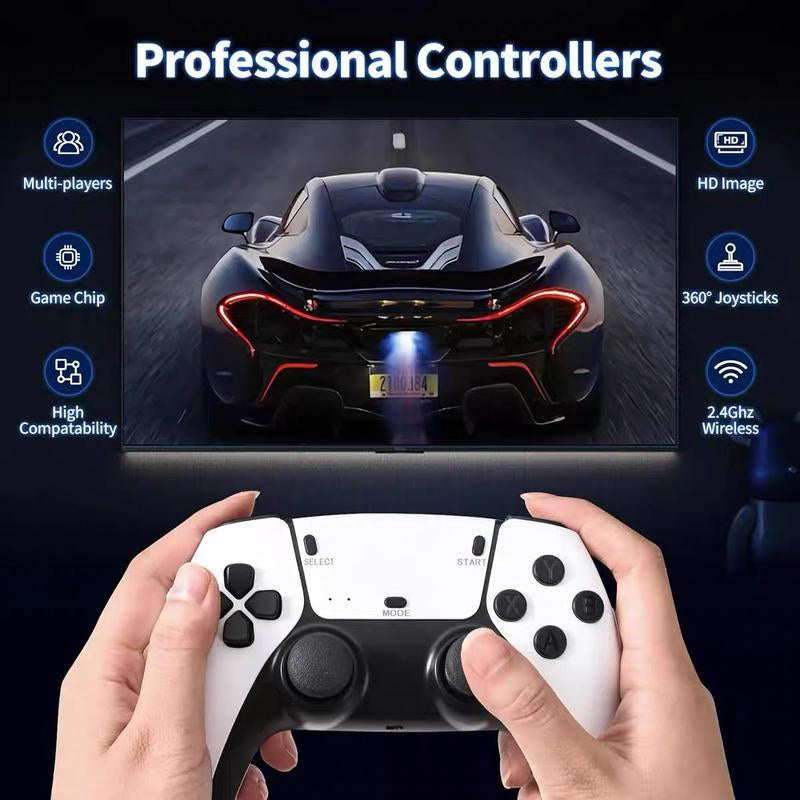 Upgraded Retro Game Stick with 20,000+ Games, 4K Wireless HDMI Output, Plug and Play, Support Including 20+ Emulators