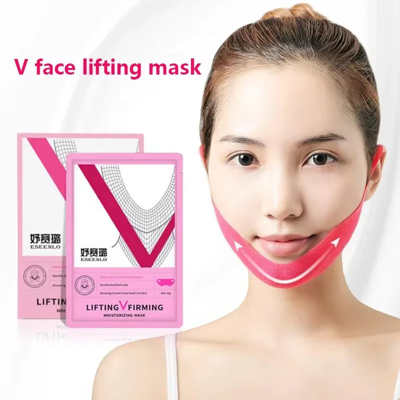 Lifting Facial Mask Bandage Lifting Neck Facial Mask Reducing Double Chin Facial Massage Moisturizing Skin