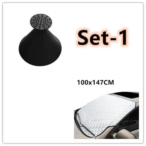 Flag Village Auto Tools Car snow block front windshield antifreeze cover winter front gear snowboard windshield snow cover frost guard ITIMPORT Oficjalny Store