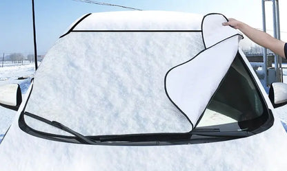 Flag Village Auto Tools Car snow block front windshield antifreeze cover winter front gear snowboard windshield snow cover frost guard ITIMPORT Oficjalny Store