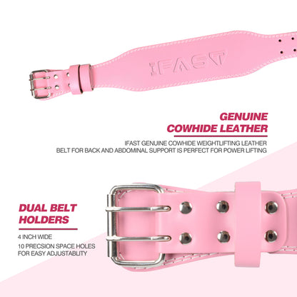 L Size Weightlifting Belt, Leather Weightlifting Belt With 4-inch Padded Waist Support, Suitable For Weightlifting, Cross Training, And Squat Practice Prohibited Platform Amazon, Temu