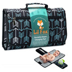 Oxford Black Portable Baby Changing Pad Appletree Kids Store