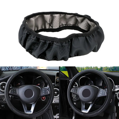 Anti-Slip Car Steering Wheel Cover - Embossed Leather Stone's Store