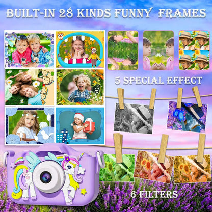 Kids Unicorn HD Selfie Camera Stone's Store