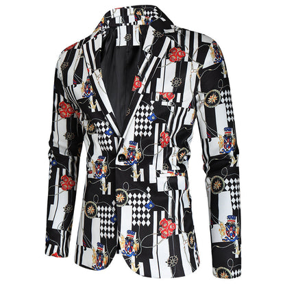 Christmas 3D Printed Suit For Men Handsome men&#39;s Clothing Store