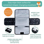 Oxford Black Portable Baby Changing Pad Appletree Kids Store