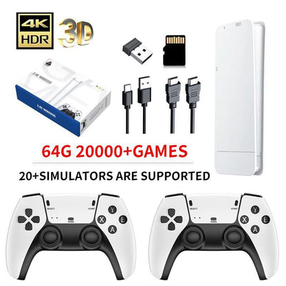 Upgraded Retro Game Stick with 20,000+ Games, 4K Wireless HDMI Output, Plug and Play, Support Including 20+ Emulators