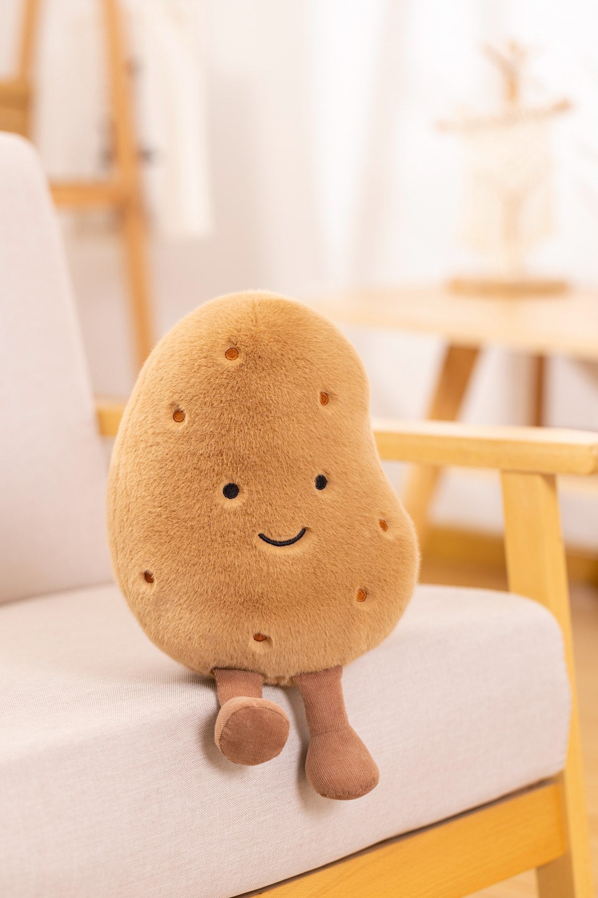 Plush Potato and Cucumber Toy - Cute Childrens Gift South Bay Evans General Store