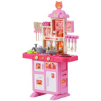 Christmas Gift VEVOR Kitchen Playset Kids Pretend Cooking Play Toy 48 Piece Accessories CJDropshipping